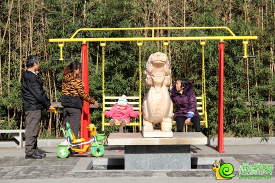 小區(qū)北院業(yè)主們的愜意生活