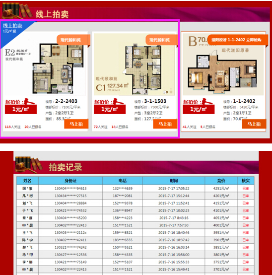 2015年年中現(xiàn)代集團(tuán)特價(jià)房源網(wǎng)上秒殺