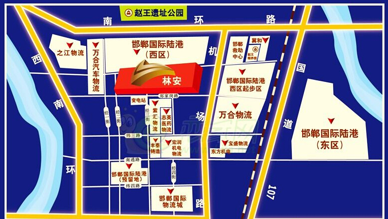 林安智慧商貿(mào)物流城區(qū)位圖