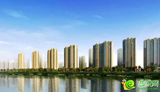美的時(shí)代城沿支漳河岸效果圖