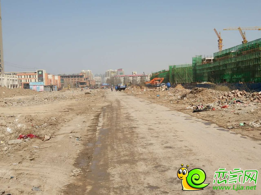 美的時代城沿左西街最新實(shí)景圖