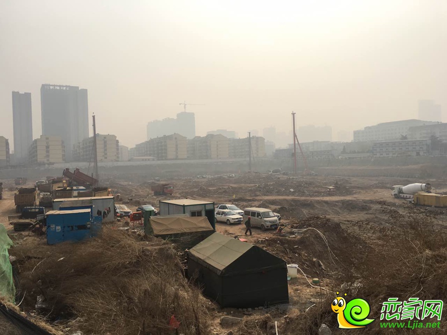 邯鄲勒泰城工地施工實景圖