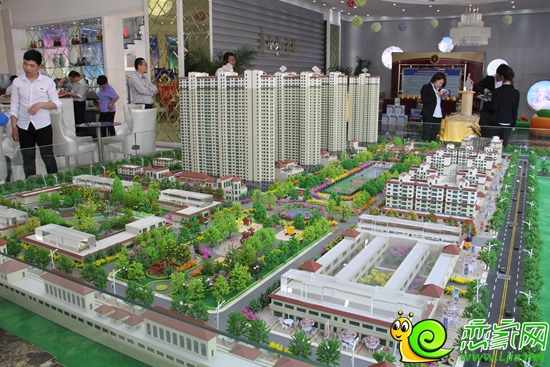 中央名都沙盤照片