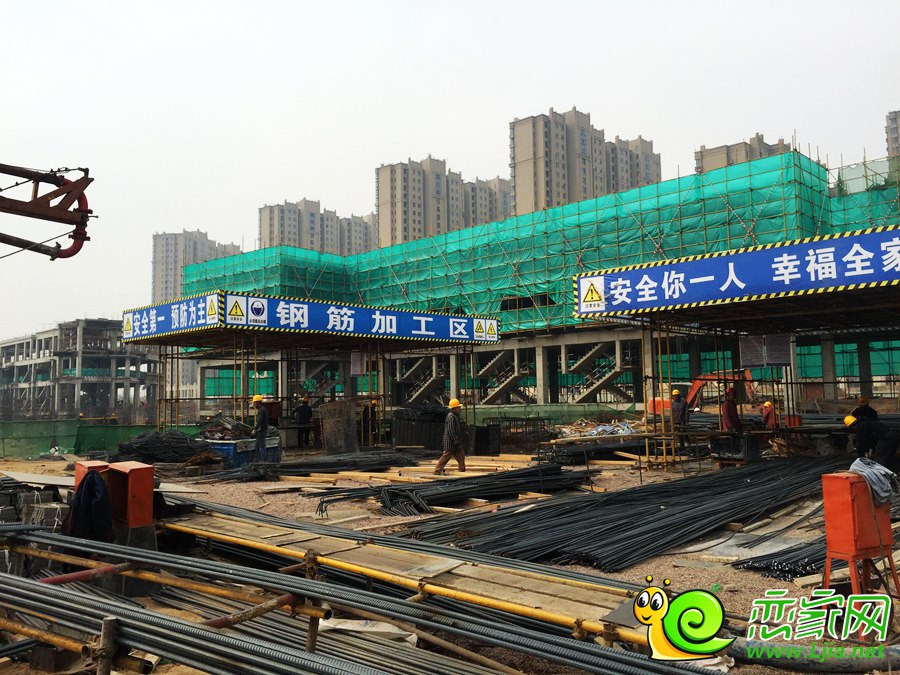 美的時代城施工場地實景圖