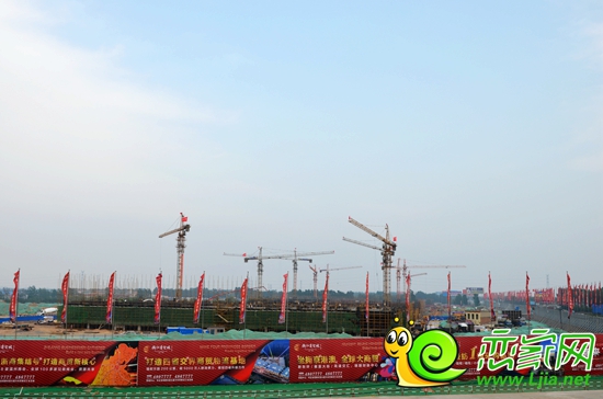 浙江商貿(mào)城工地實(shí)景圖