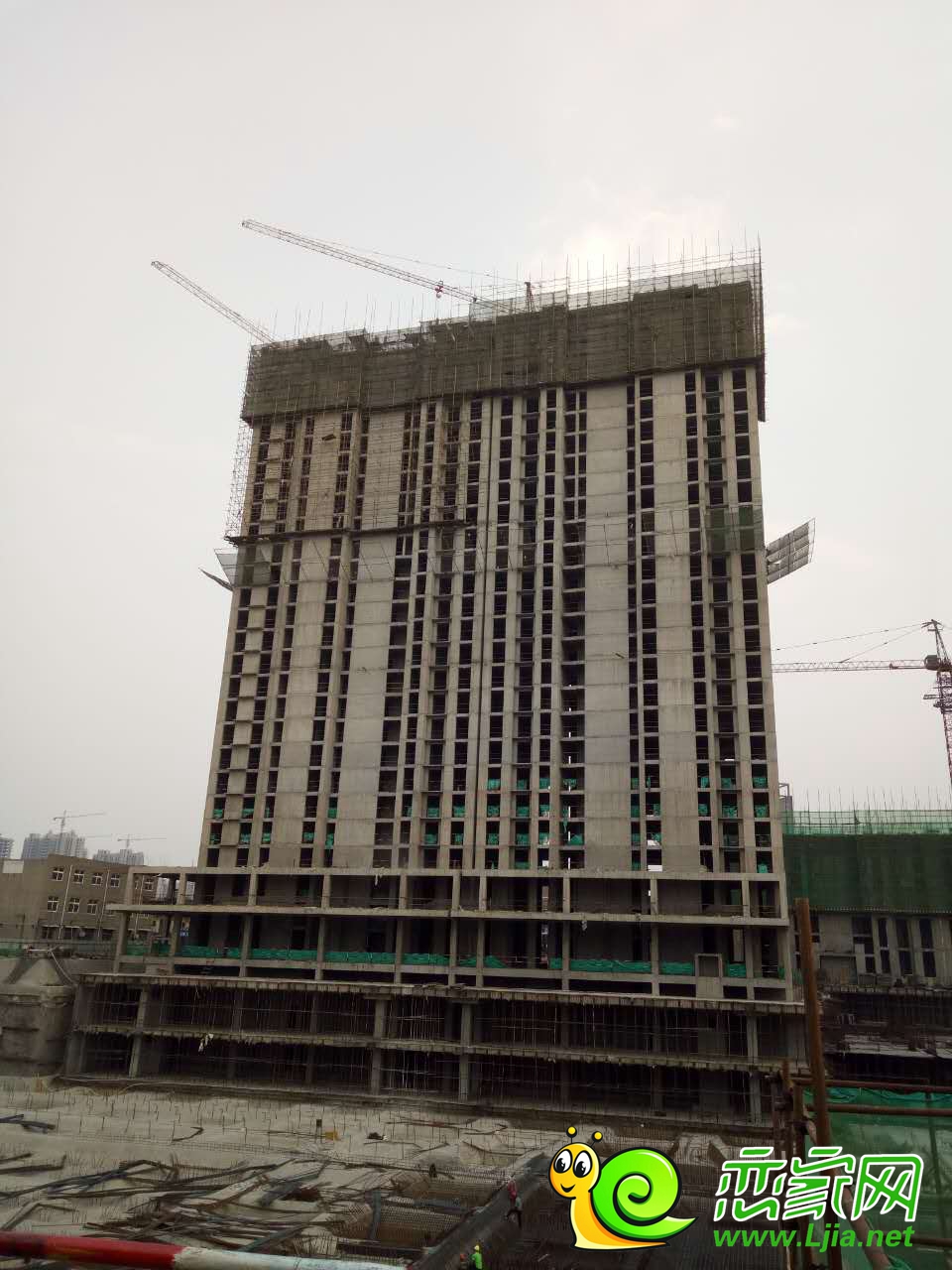 2#樓已建到地面25層