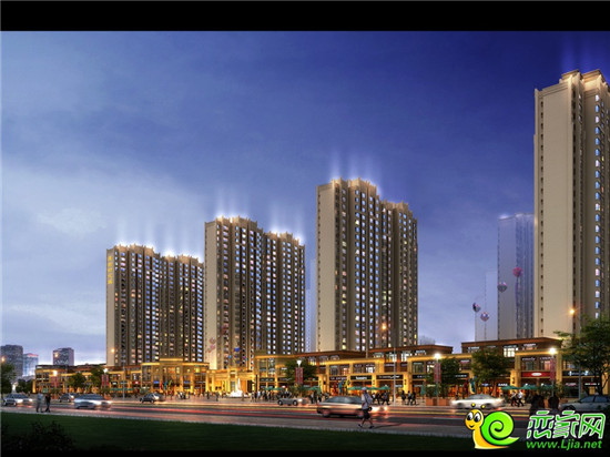 沿街方案一夜景-加陽(yáng)臺(tái)