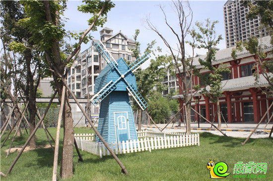 趙都華府園林綠化實(shí)景圖