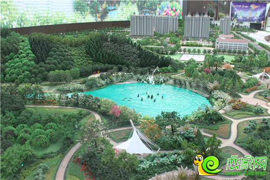 恒大名都項目沙盤全景