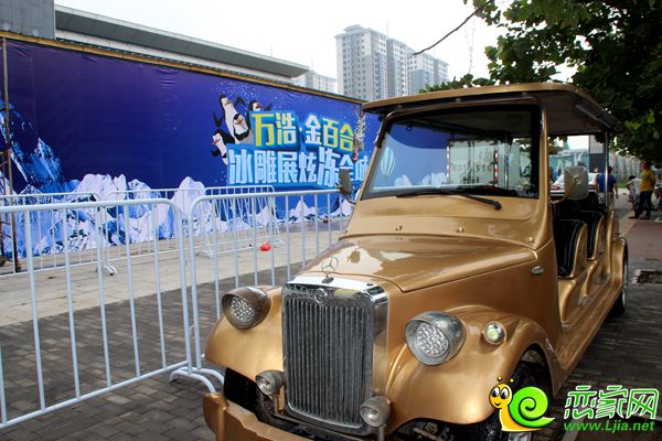 萬浩金百合冰雕展館現(xiàn)場實景圖