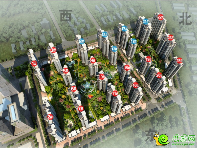 錦繡江南鳥瞰圖