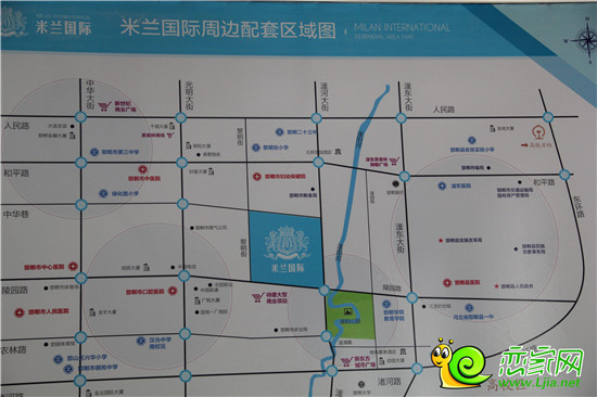 米蘭國際區(qū)位圖