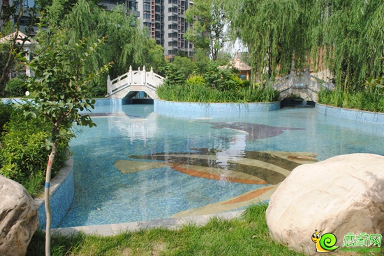 金百合西區(qū)園林實(shí)景圖