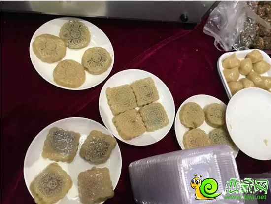 制作好的月餅
