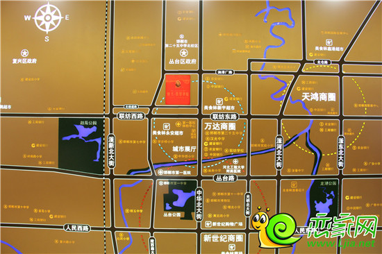 恒大·翡翠華庭區(qū)位圖