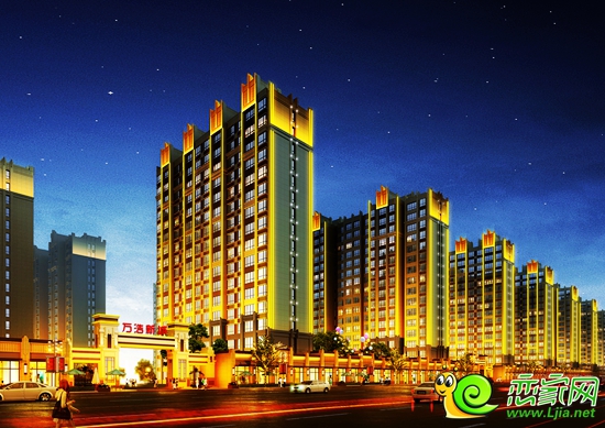 萬浩新城夜景效果圖