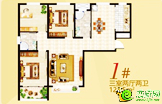 萬浩新城1#121㎡