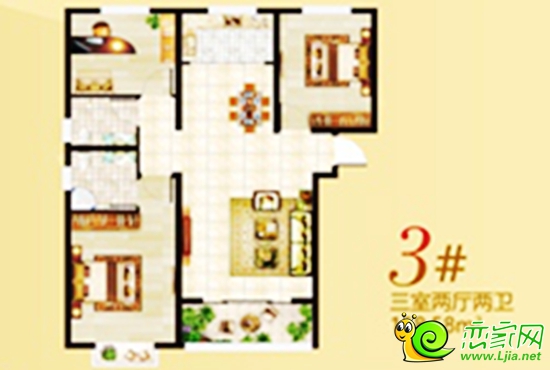 萬浩新城3#118㎡