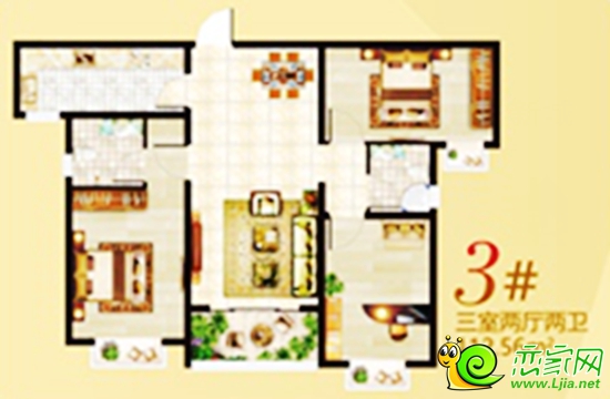 萬浩新城3#112㎡