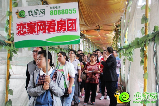參觀樣板間的網(wǎng)友
