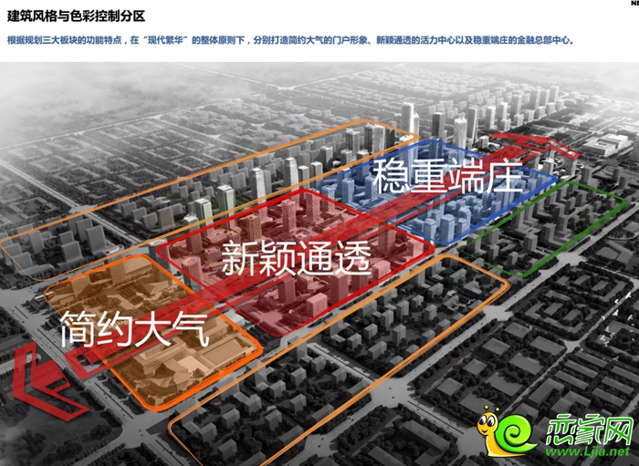 邯鄲東區(qū)整體設(shè)計(jì)風(fēng)格劃分