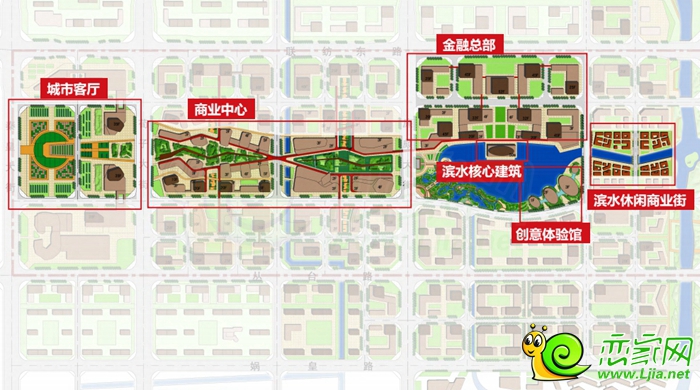 邯鄲東區(qū)平面圖版面劃分