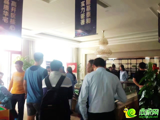 置業(yè)顧問給購房者詳細講解樓盤情況