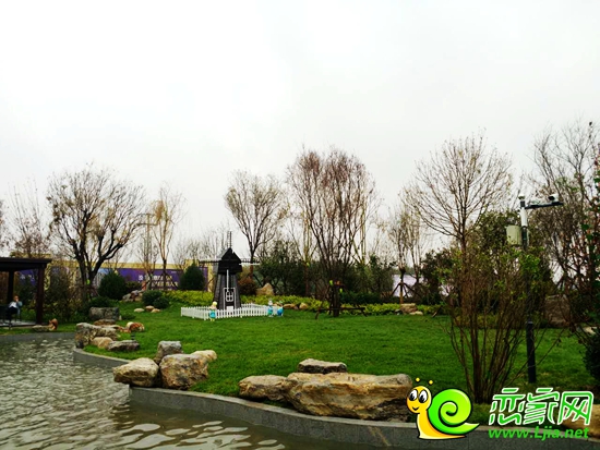 園林景觀示范區(qū)的一角