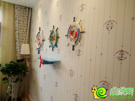 兒童房內(nèi)墻壁上的裝飾