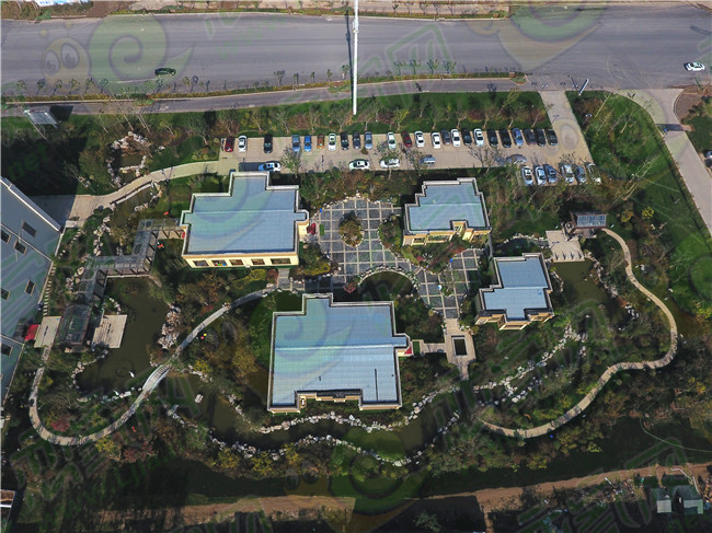 榮盛觀邸實景園林、樣板間