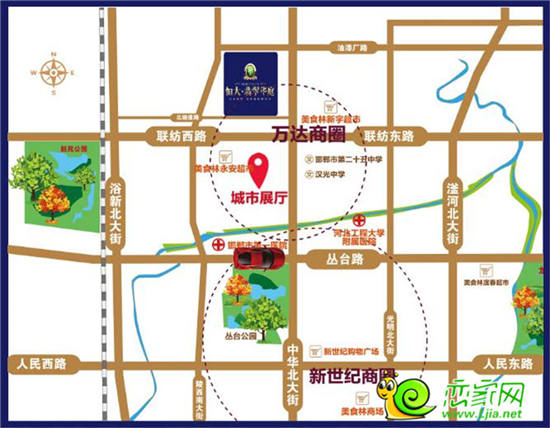 翡翠華庭區(qū)位圖
