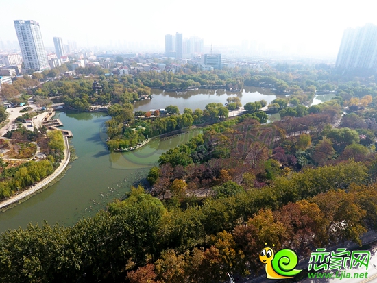 滏陽公園航拍圖