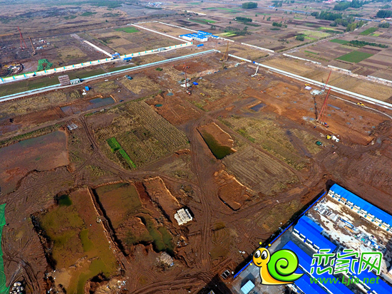 未來城施工工地航拍實景