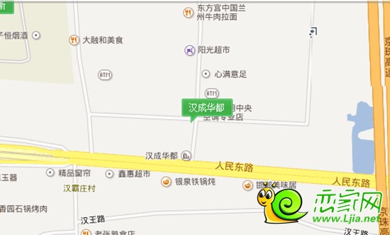漢成華都區(qū)位圖