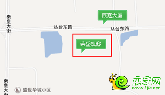 榮盛觀邸區(qū)位圖