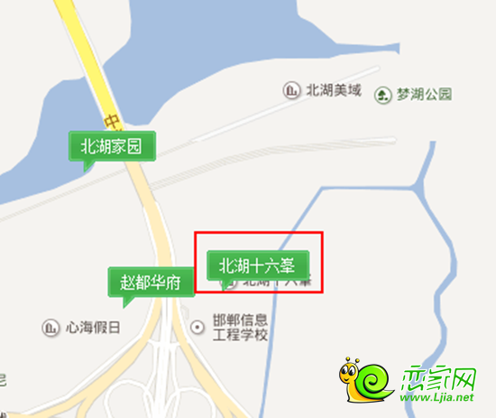 北湖十六峯區(qū)位圖