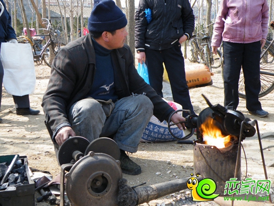老式爆米花機
