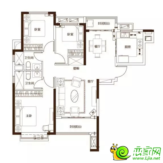 133㎡戶型