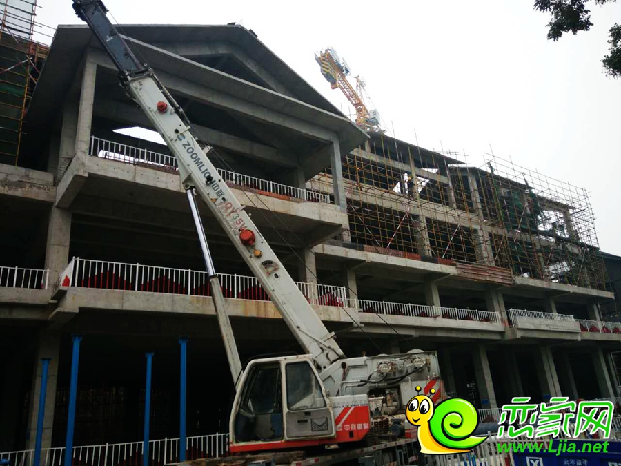 勒泰中心工程進度（2016.11.22）