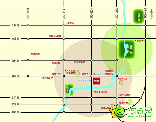 東信·金茂府區(qū)位圖