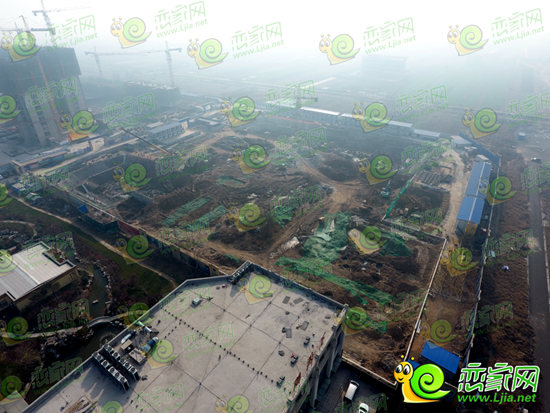 榮盛觀邸二期工地航拍實(shí)景