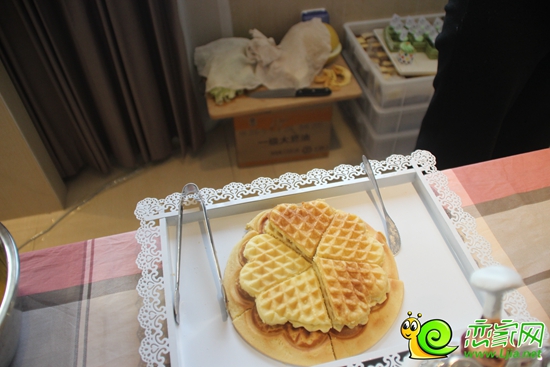 擺放精美的松餅
