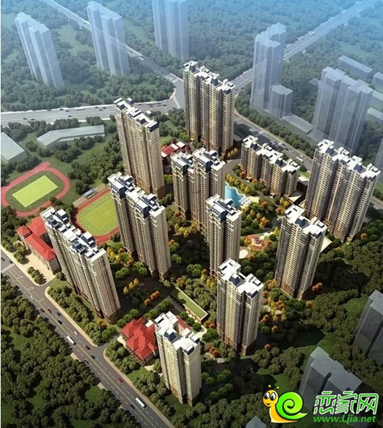 翡翠華庭鳥瞰圖