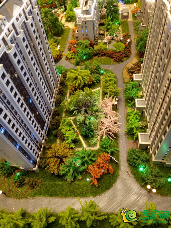 樓棟之間設(shè)計(jì)的小花園