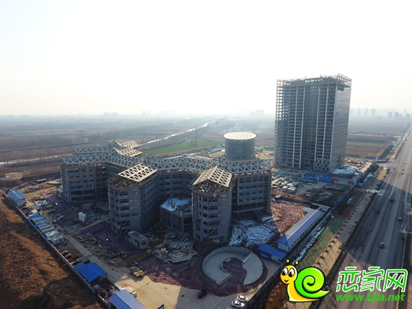 東區(qū)三大中心建設(shè)航拍實景