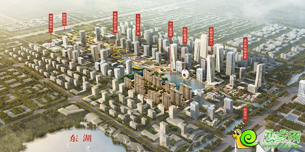 東區(qū)鳥瞰圖