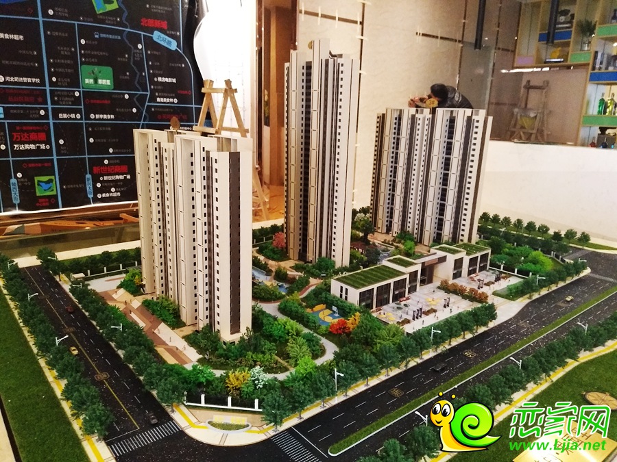 美的果園里沙盤實景圖