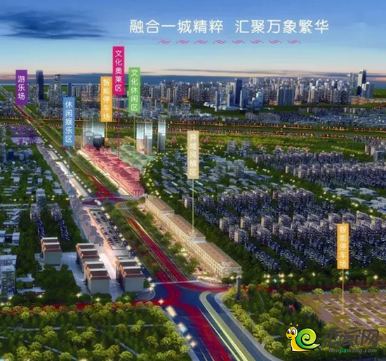 西班牙風(fēng)情小鎮(zhèn)效果圖