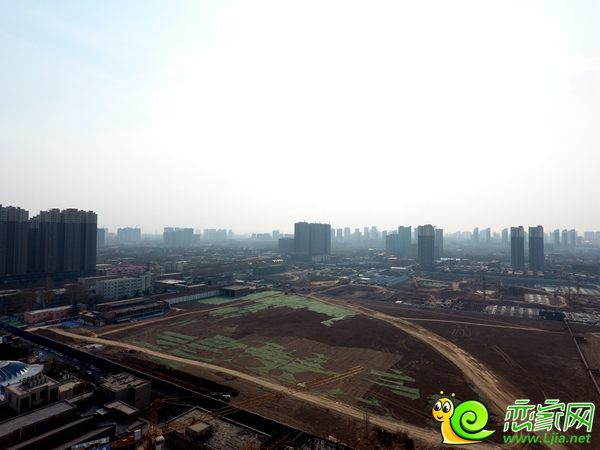 航拍保利工地實景圖