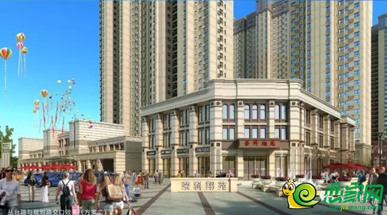 叢臺(tái)路與規(guī)劃路交叉口效果圖